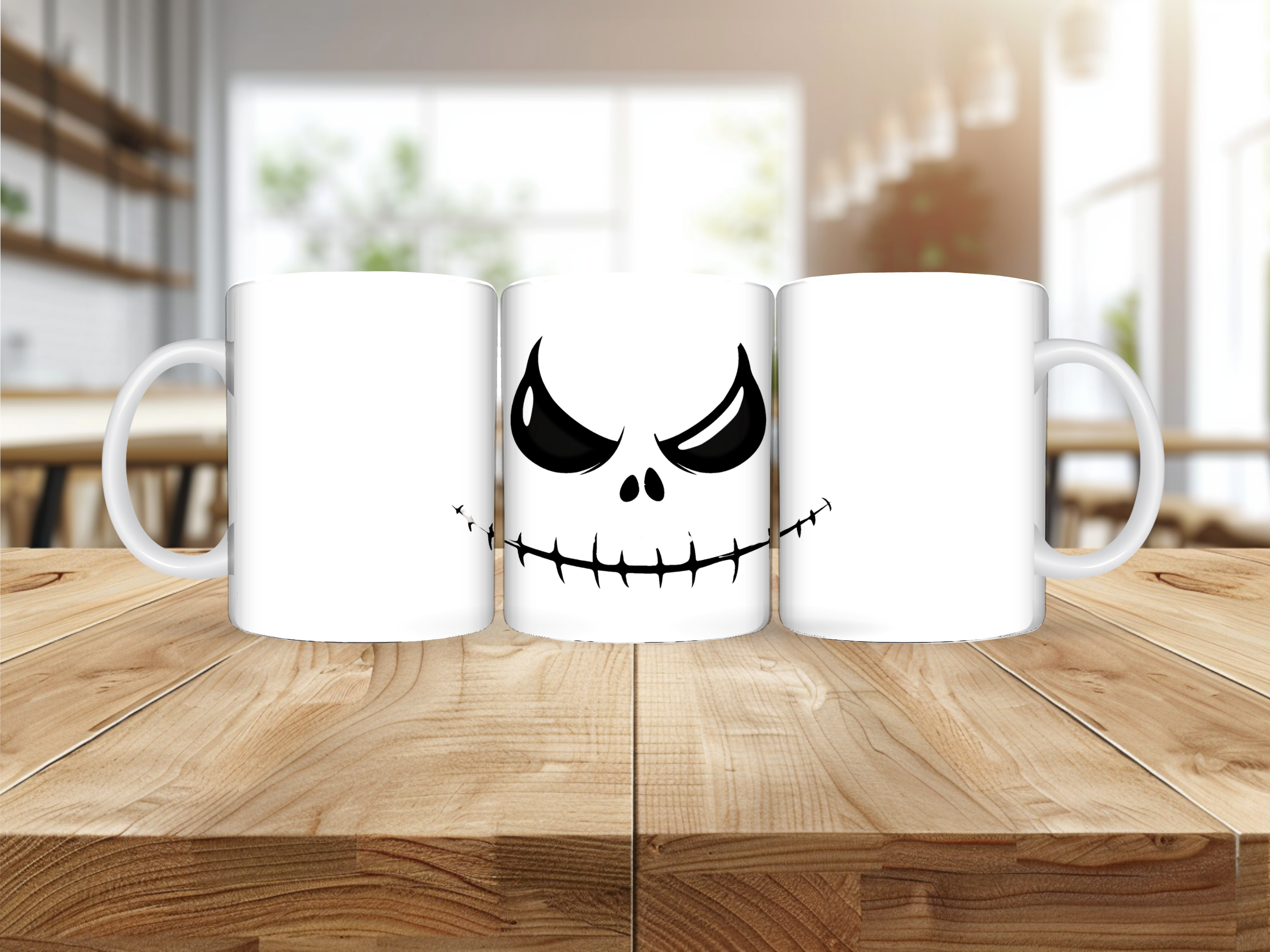 Mug Halloween – Visage de Jack Skellington