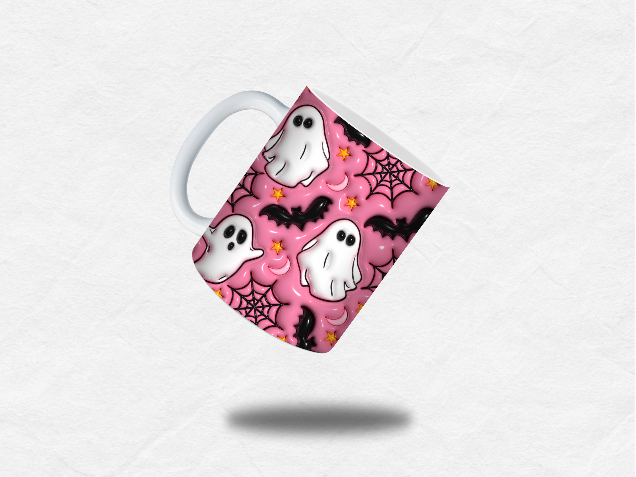 Mug Halloween – Fantômes Roses