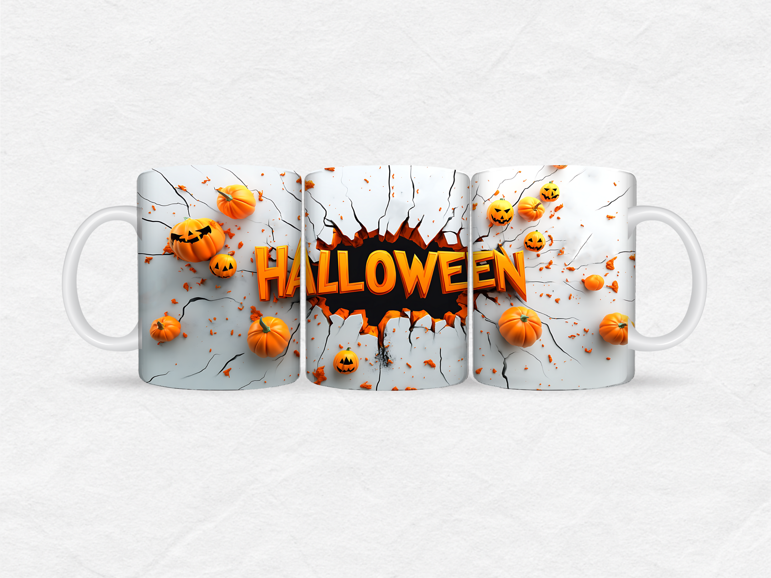 Mug Halloween – Explosion de Citrouilles