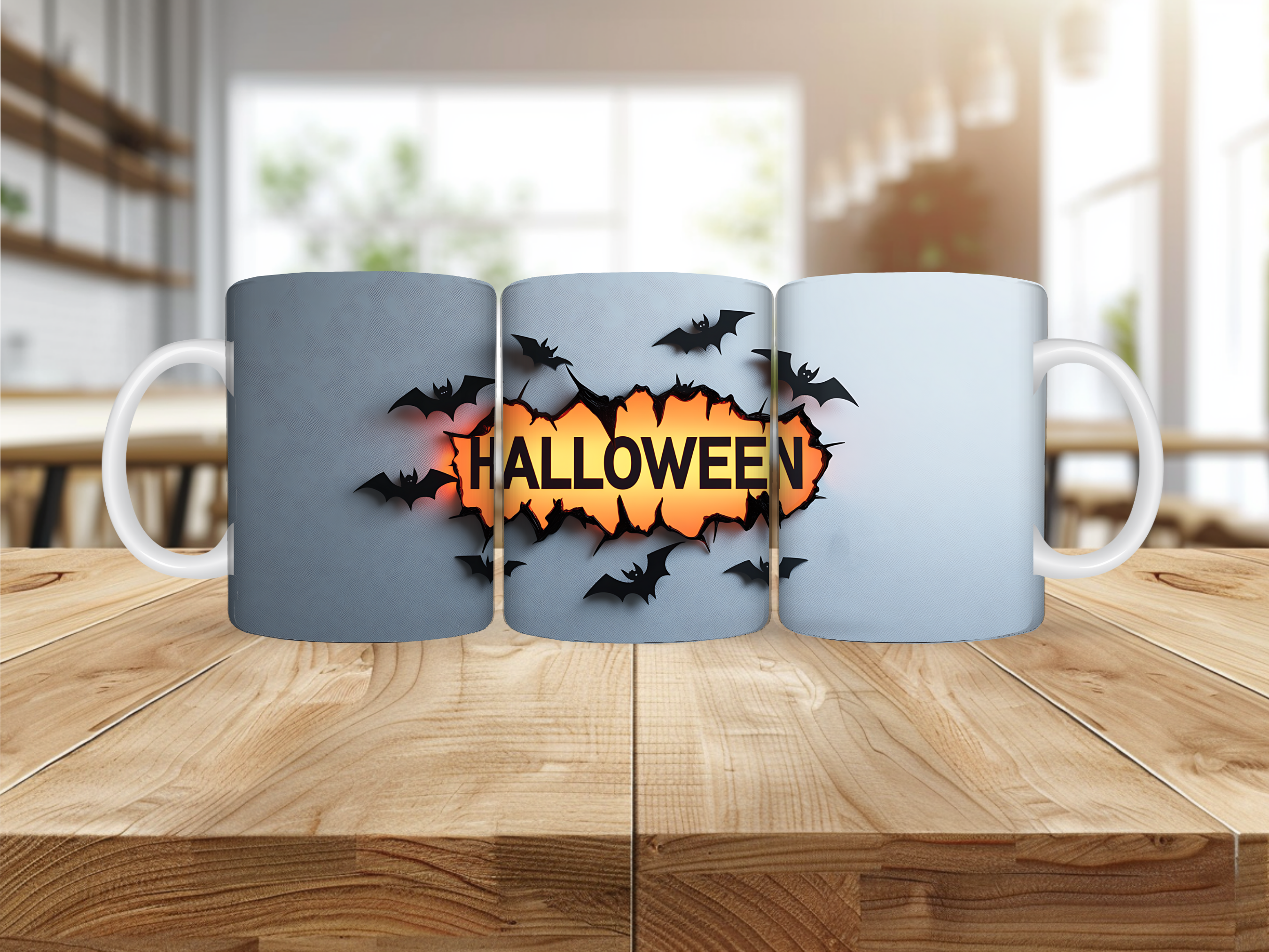 Mug Halloween – Chauves-Souris Sombres