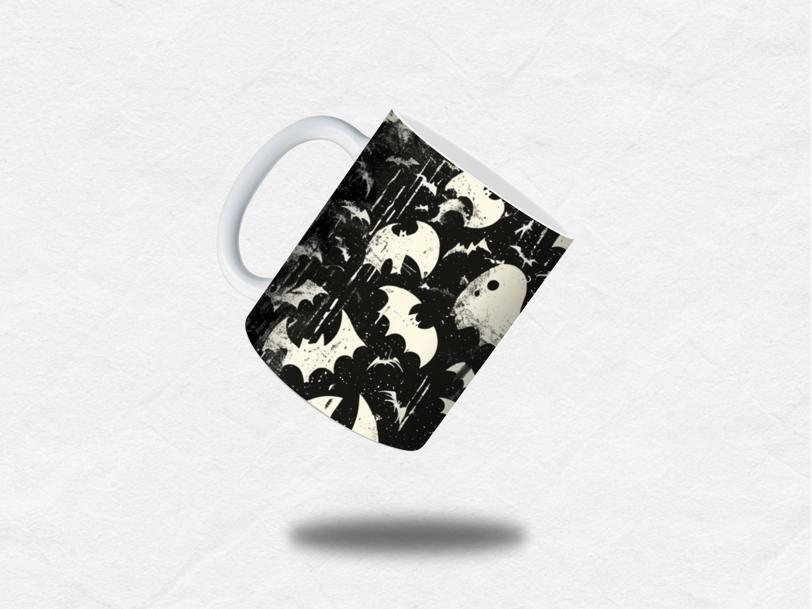 Mug Halloween – Fantômes et Chauves-Souris