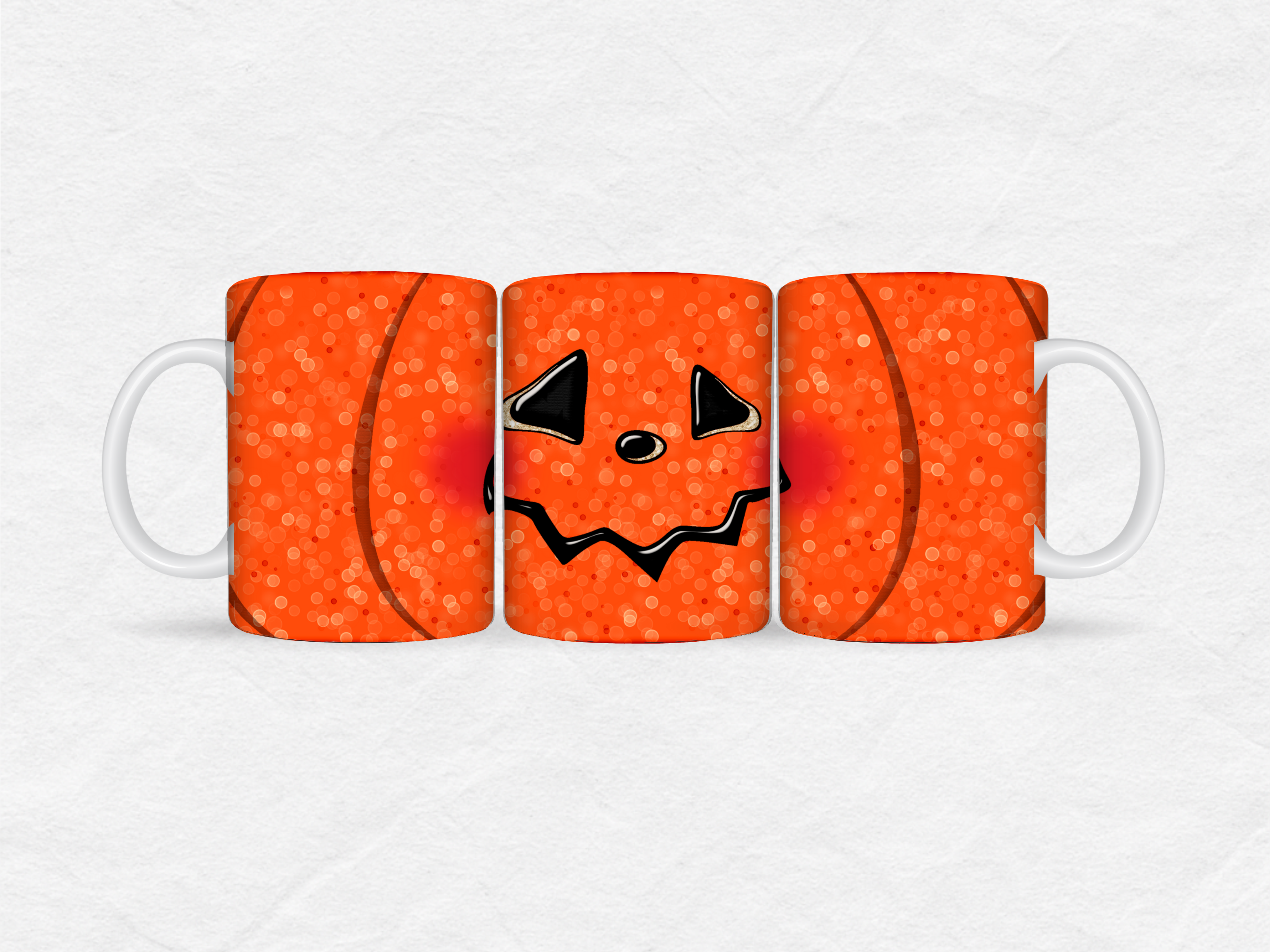 Mug Halloween – Citrouille Scintillante