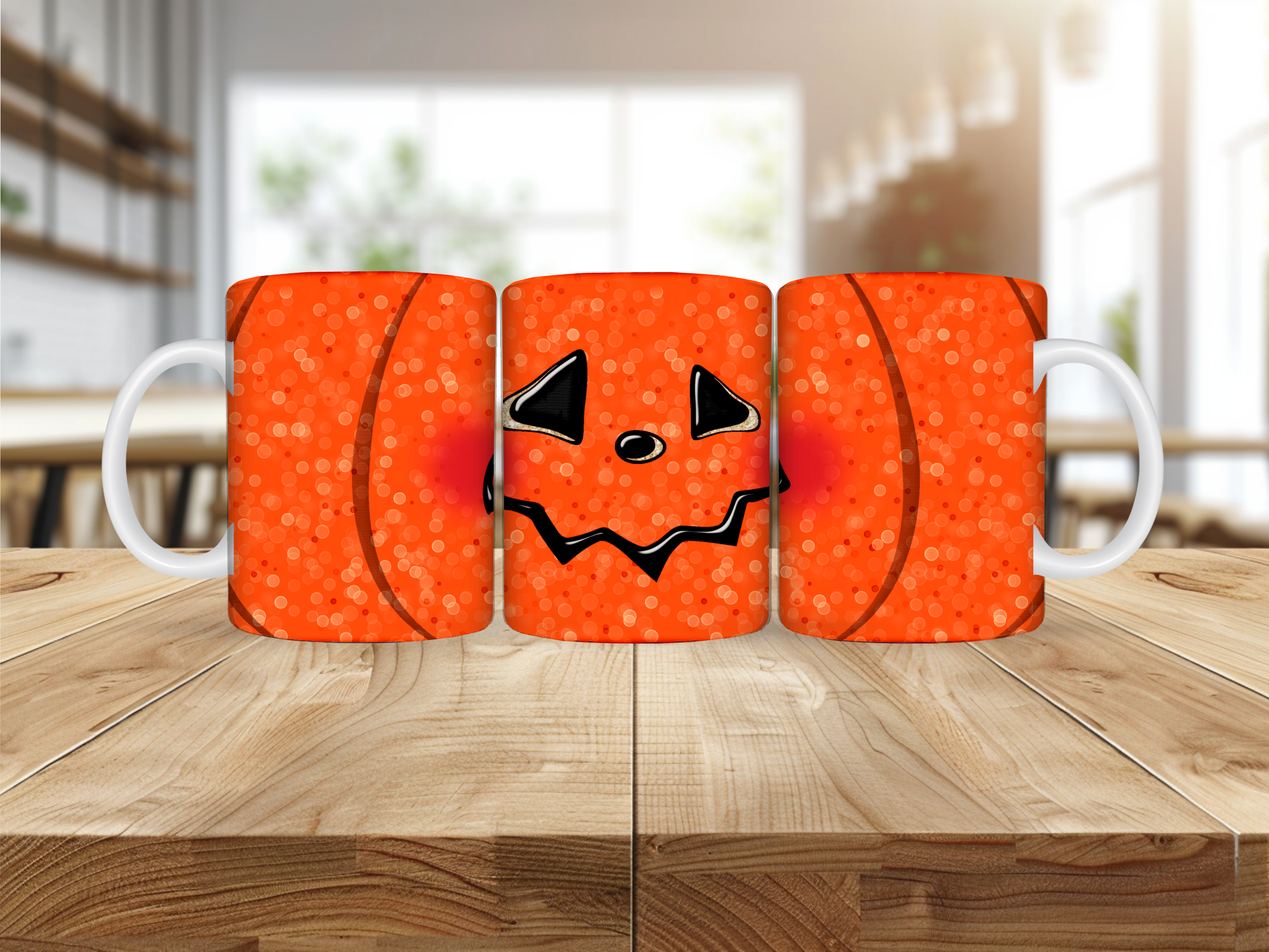 Mug Halloween – Citrouille Scintillante