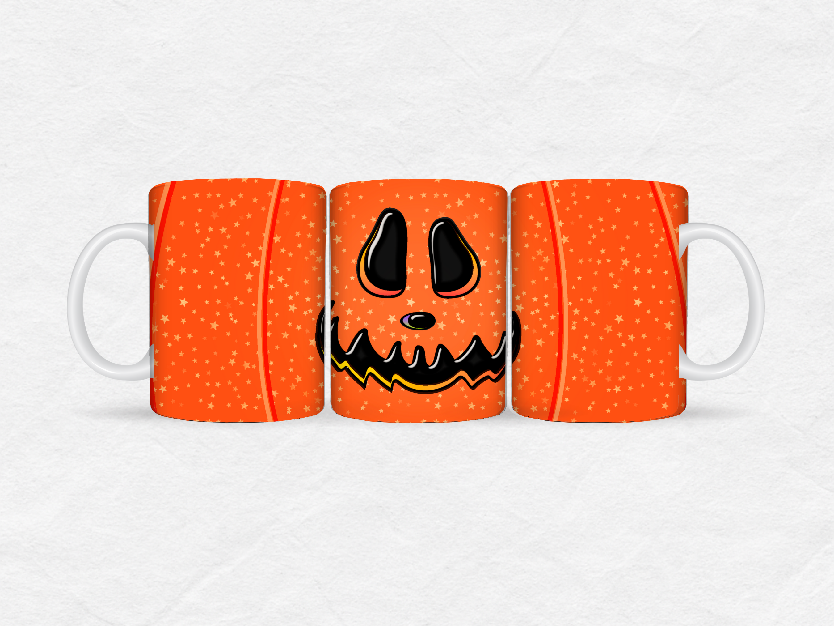 Mug Halloween – Citrouille Souriante