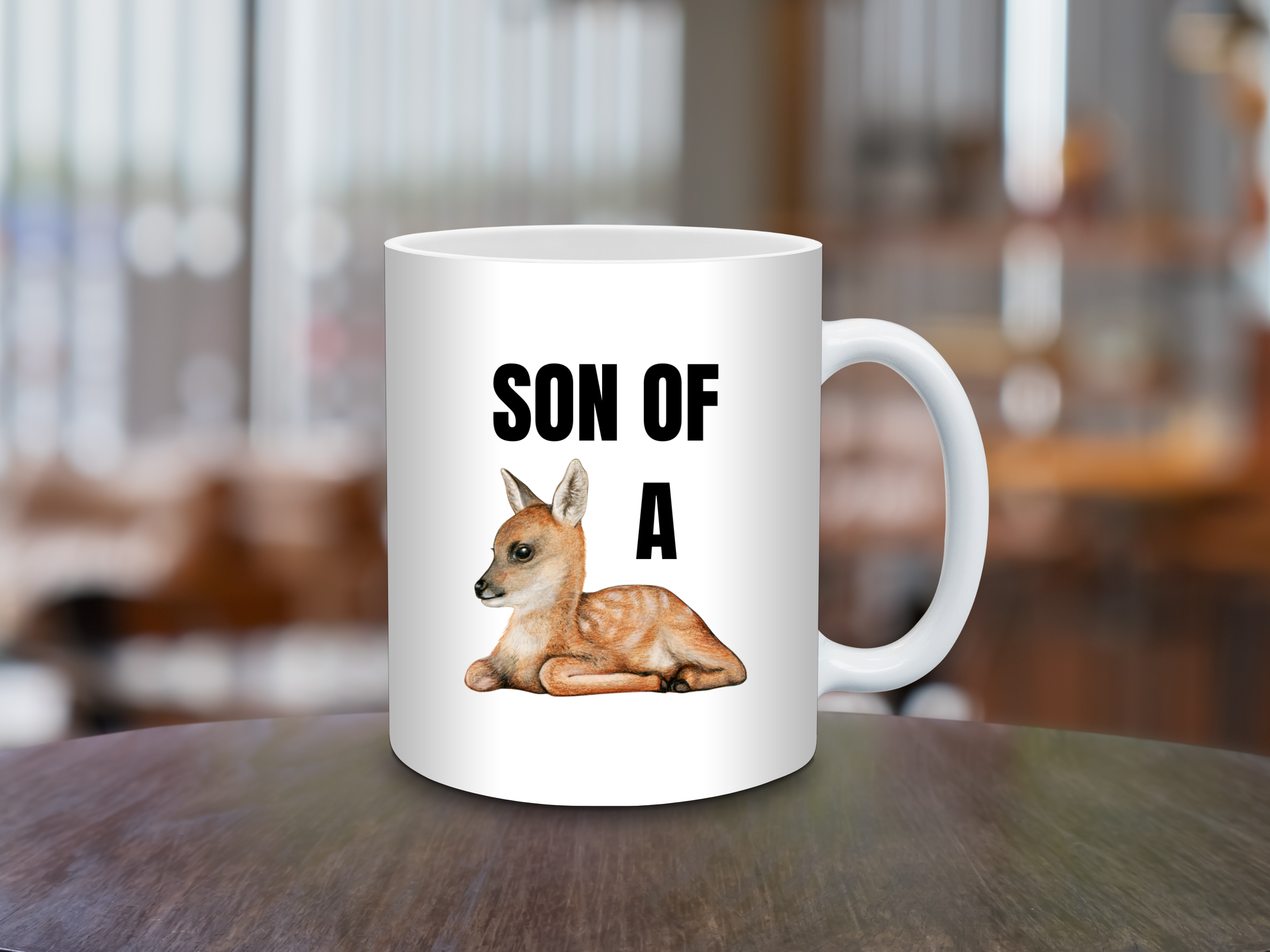 Mug humour – “Son of a biche”