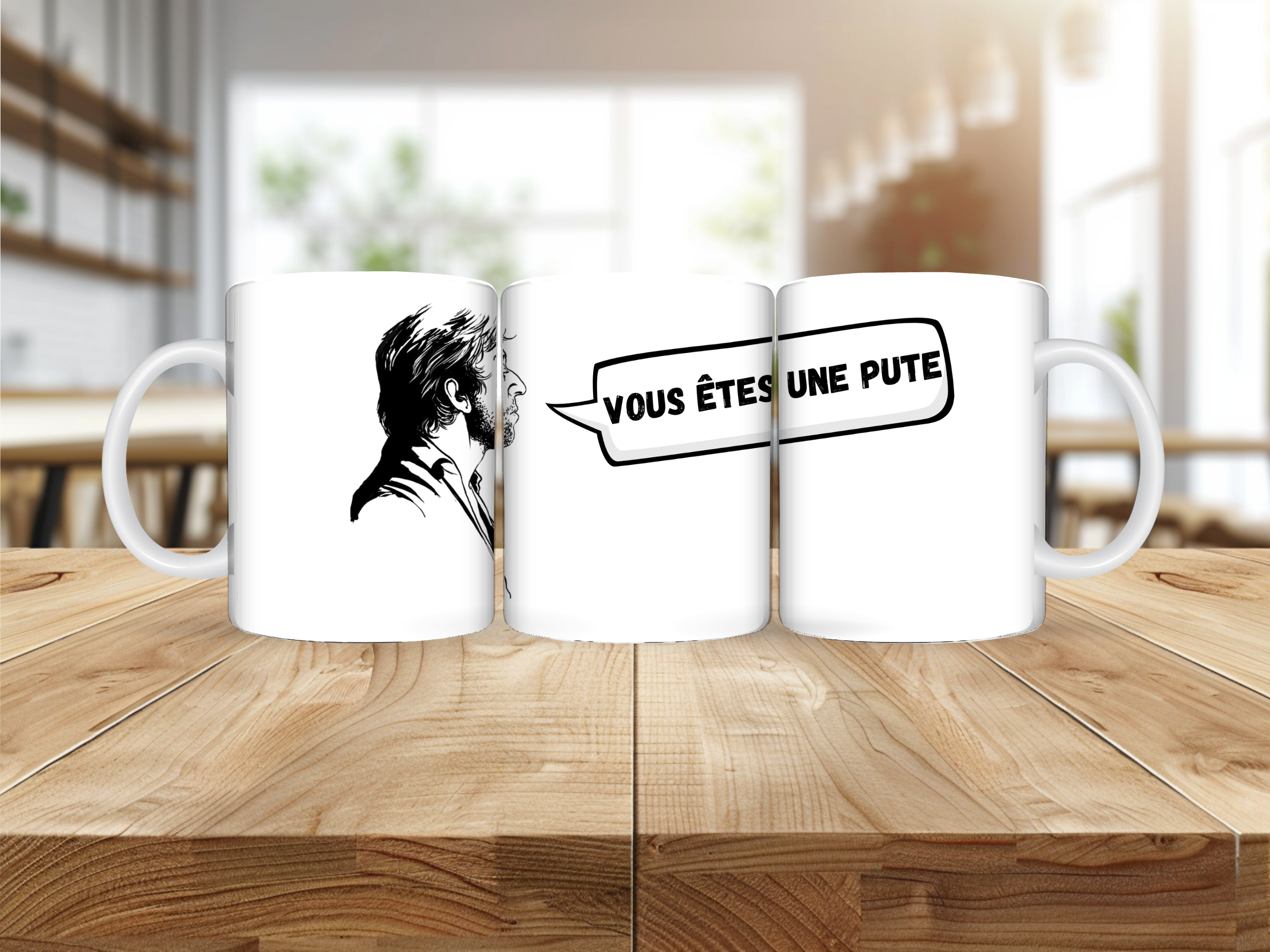 Mug humour – “Vous êtes une pute” (mème parodique)