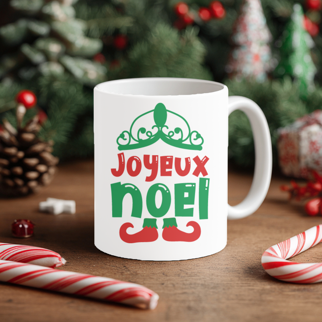 Mug Noël – Joyeux Noël lutin festif