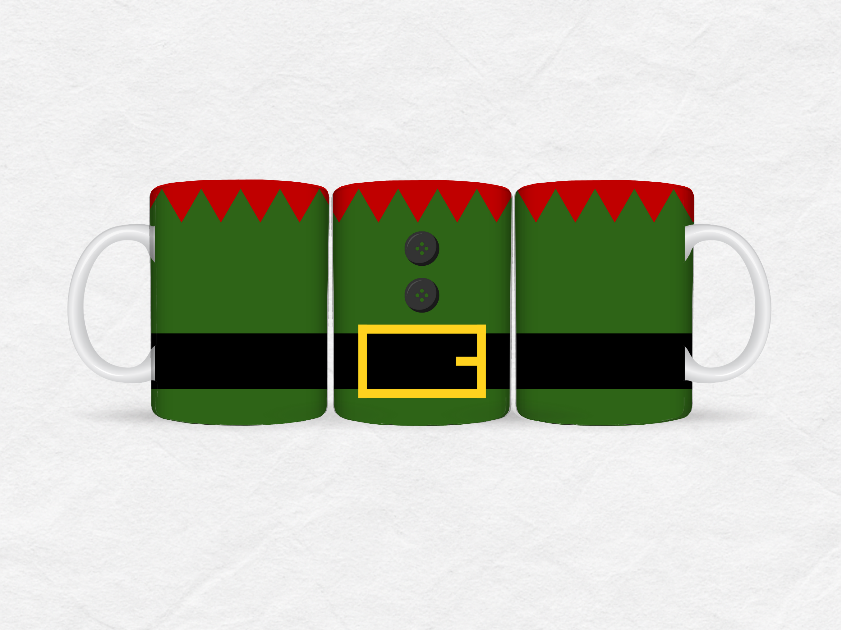 Mug Noël – Design costume lutin festif