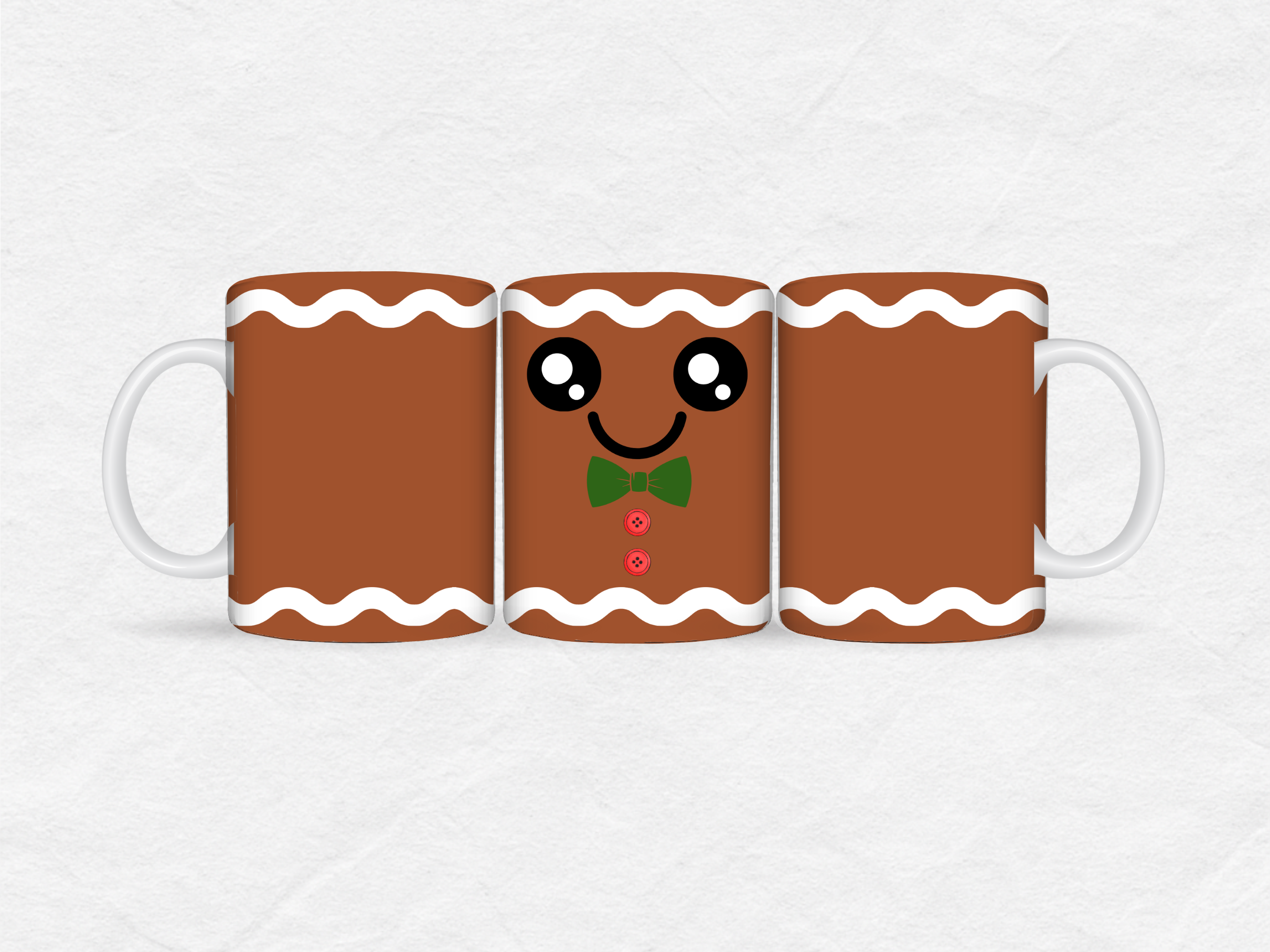 Mug Noël – Design biscuit pain d’épices