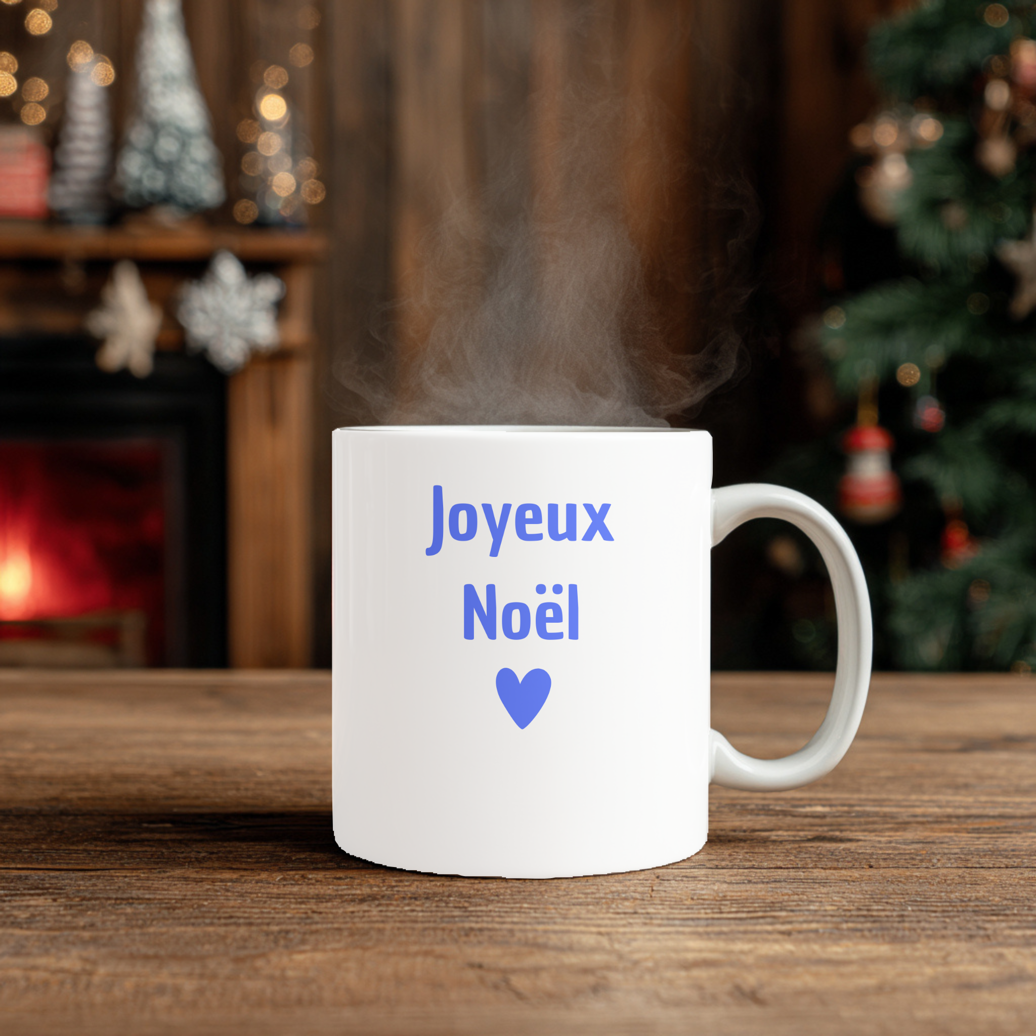 Mug Noël – “Joyeux Noël” design sobre