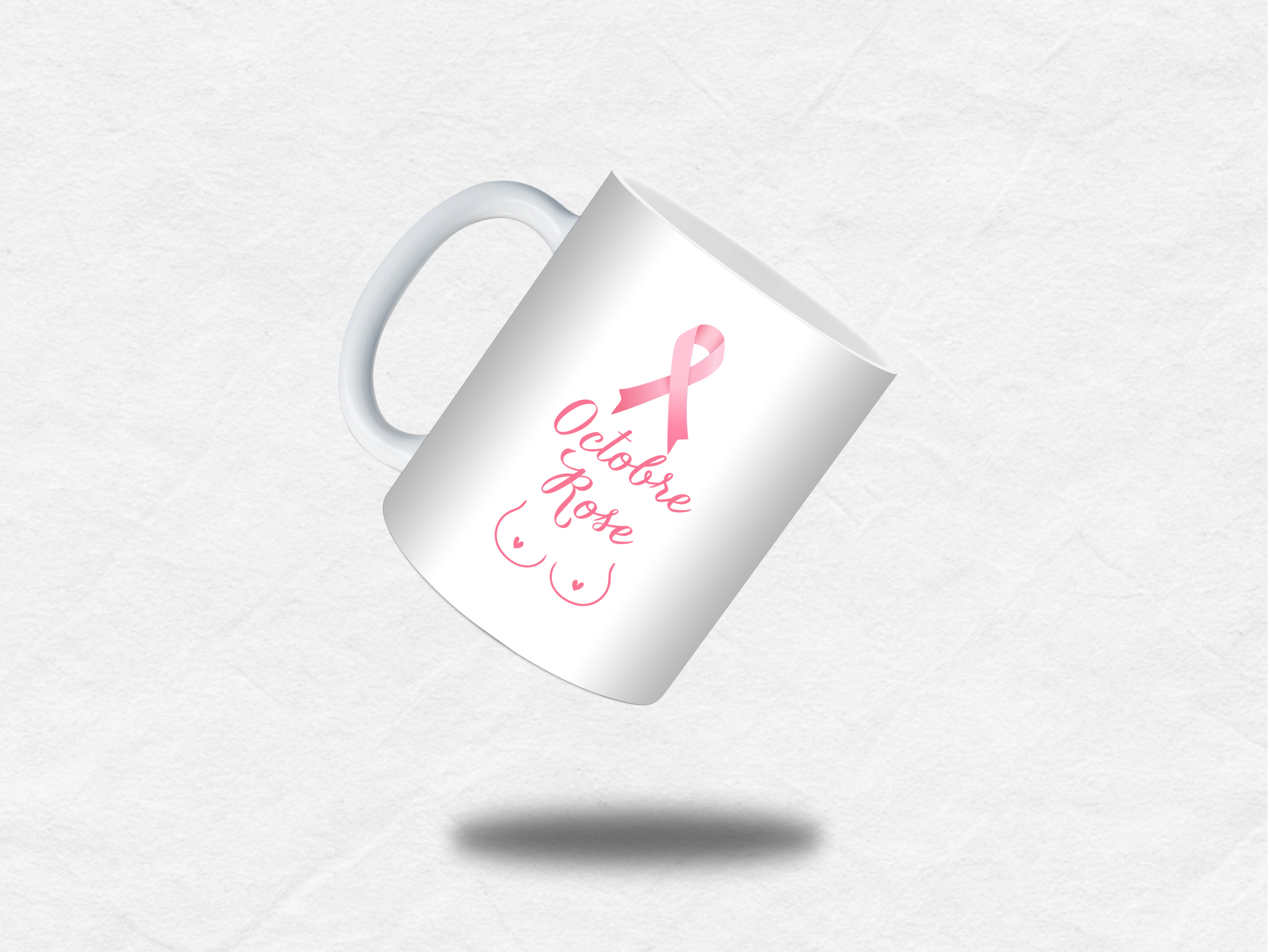 Mug Octobre Rose – Ruban rose sensibilisation