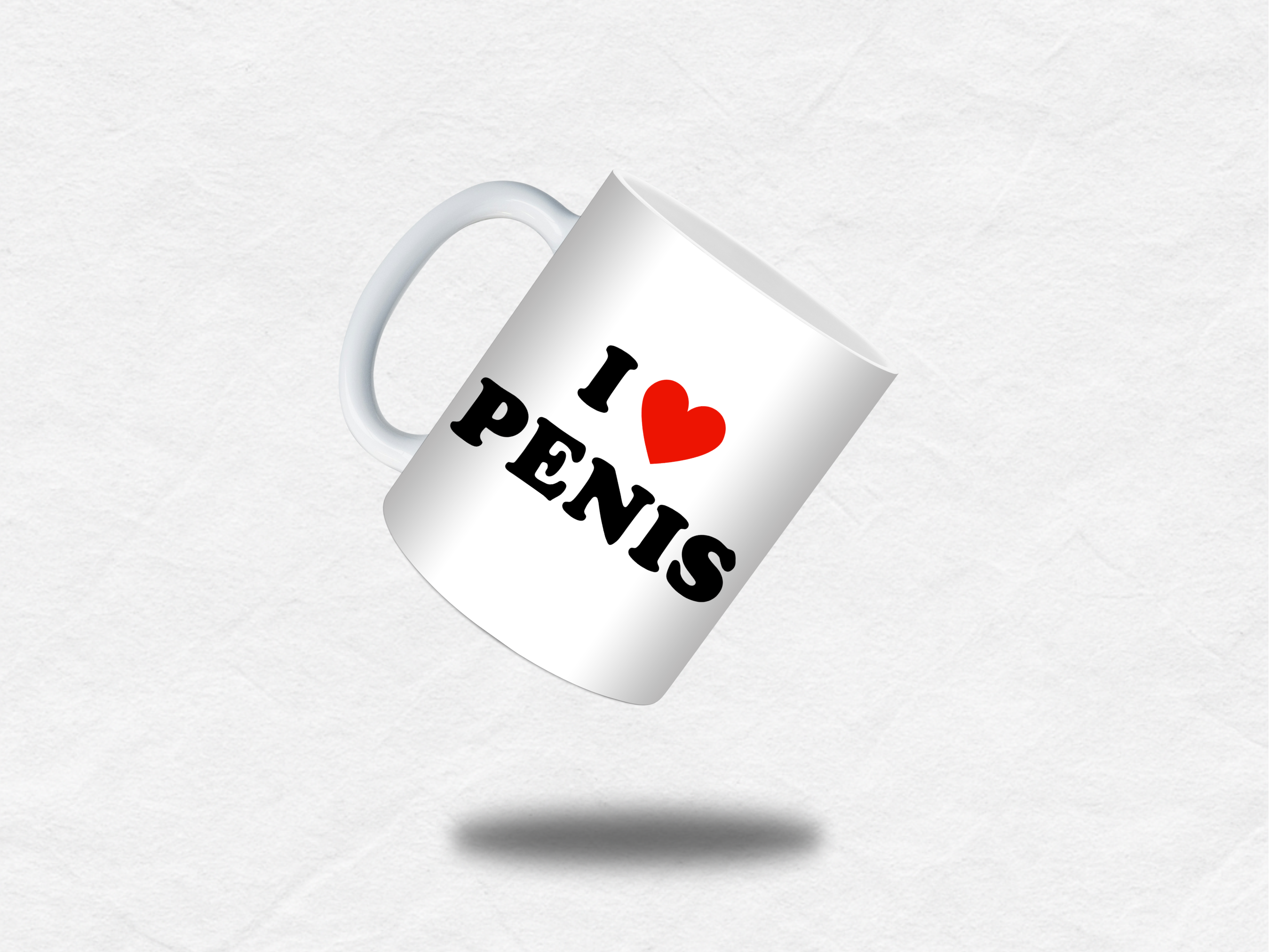 Mug humour 18+ – I Love Penis