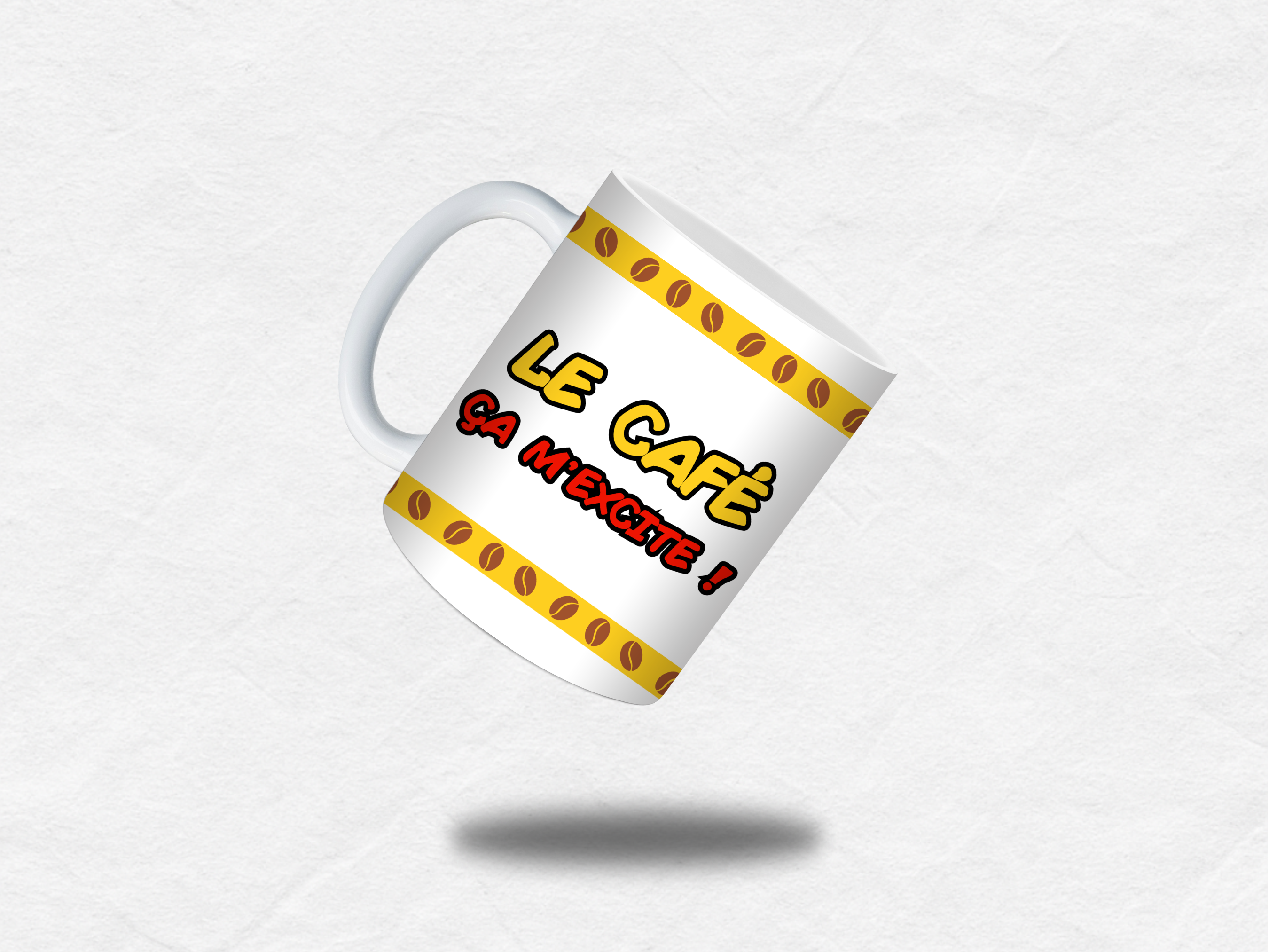 Mug humour – Le café ça m’excite !