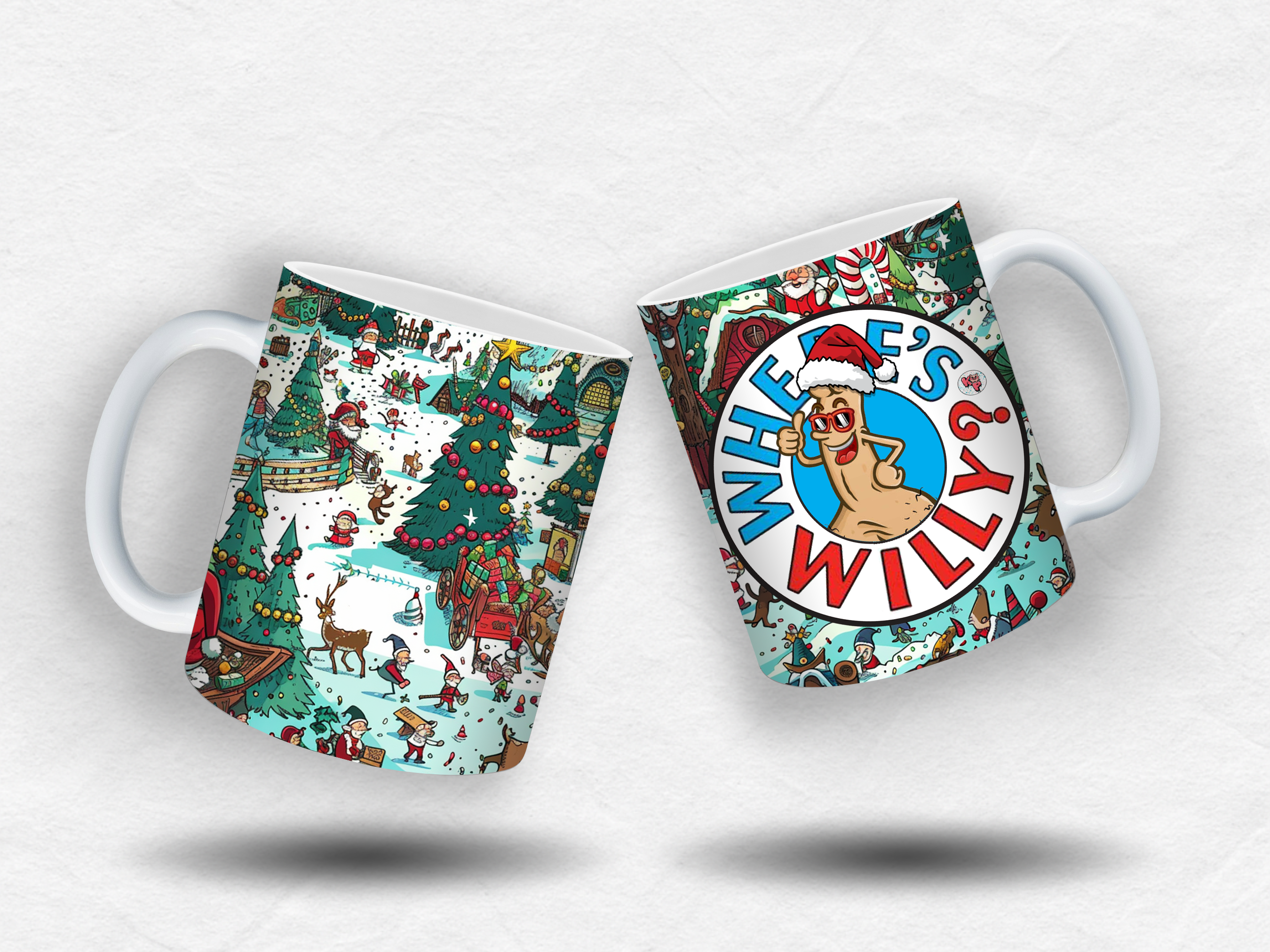 Mug humour 18+ – Parodie “Où est Willy ?”