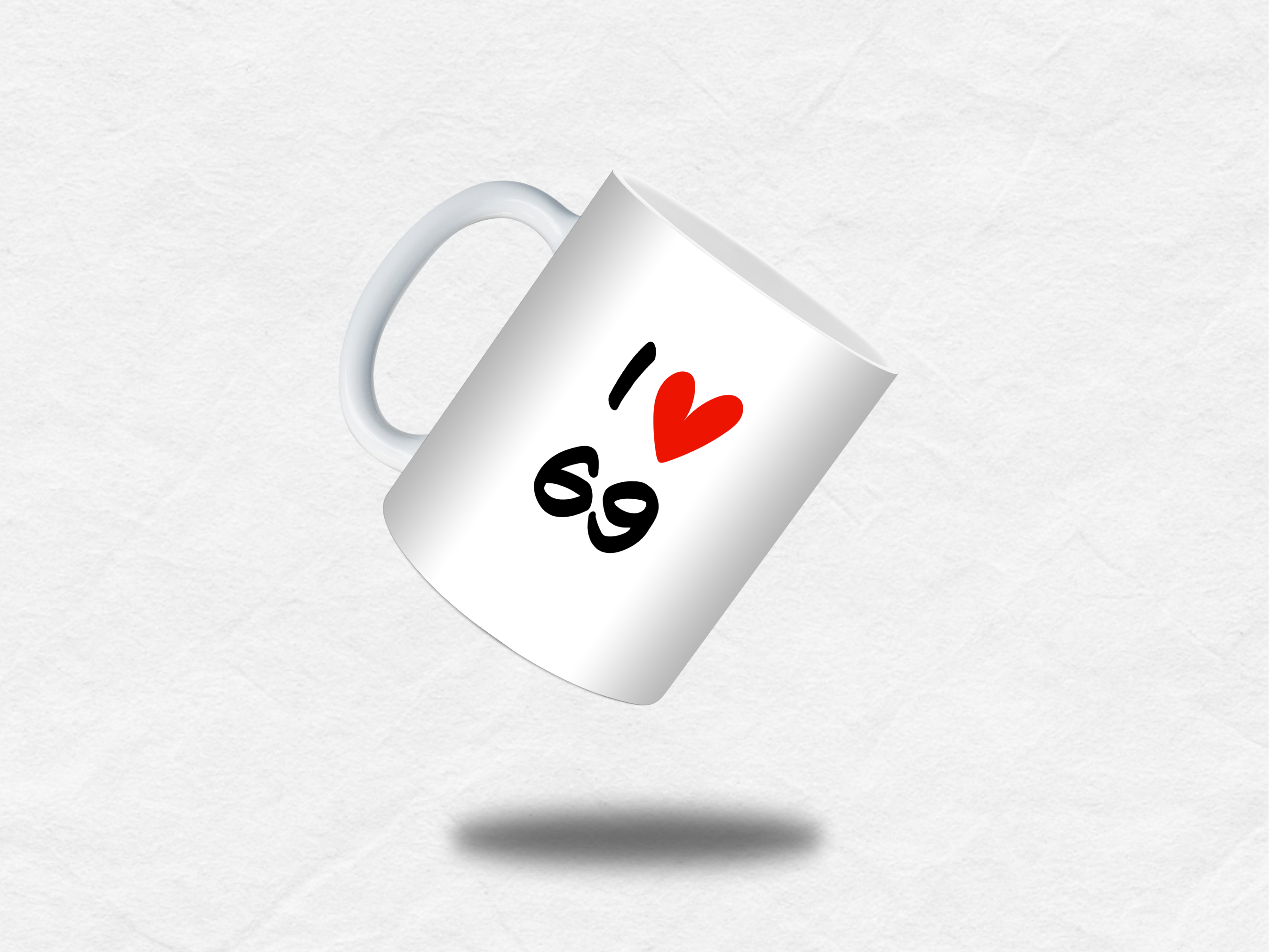 Mug humour 18+ – “I ❤️ 69”