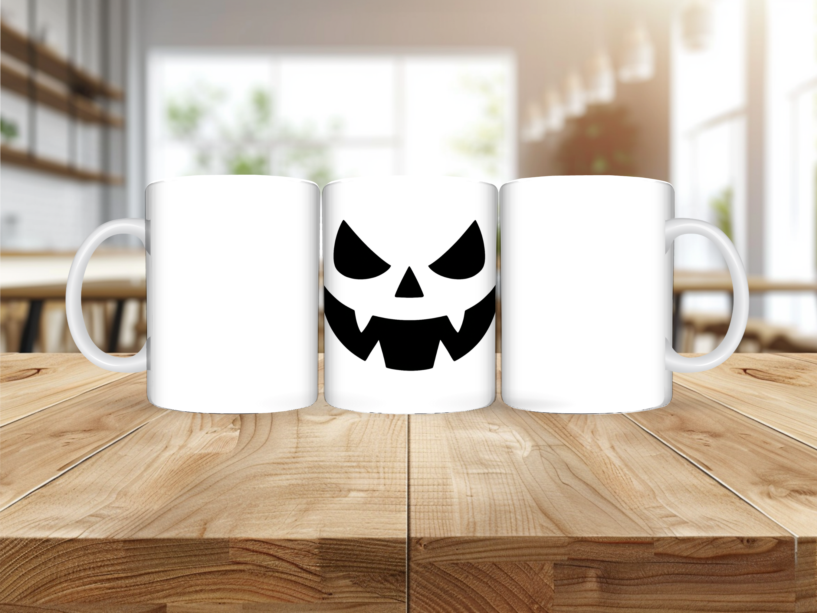 Mug Halloween – Visage de Citrouille