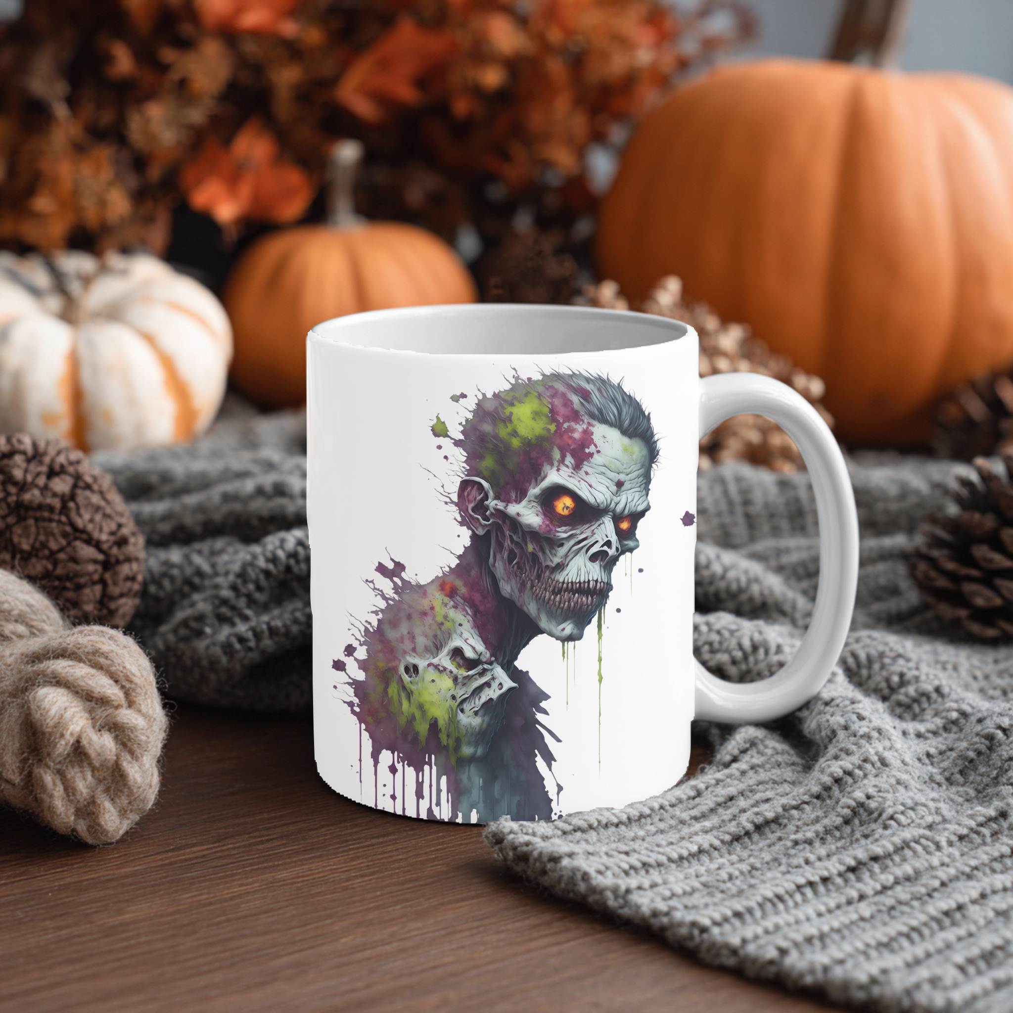 Mug Halloween – Visage de Zombie