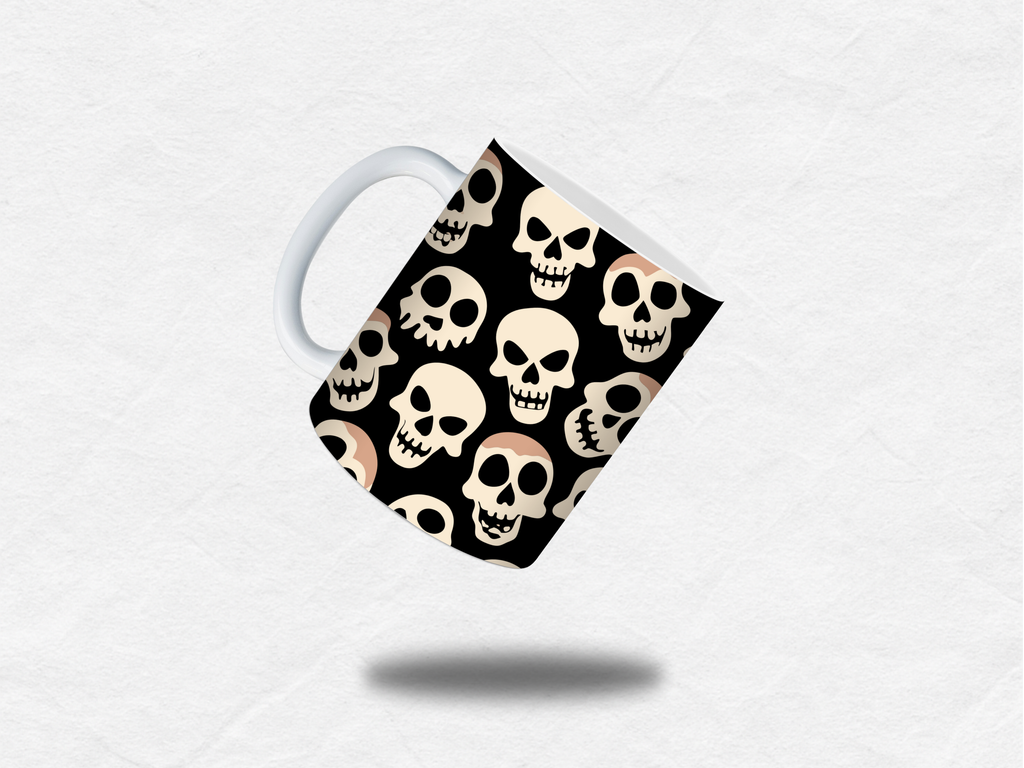 Mug Halloween – Motif Crânes