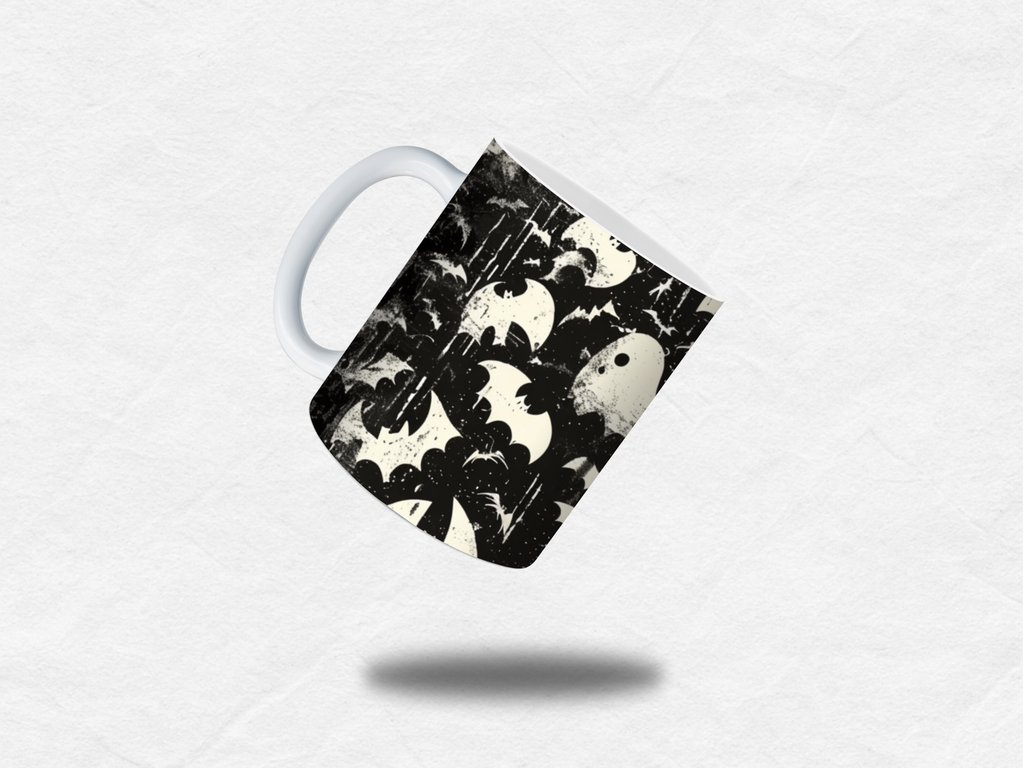 Mug Halloween – Fantômes et Chauves-Souris