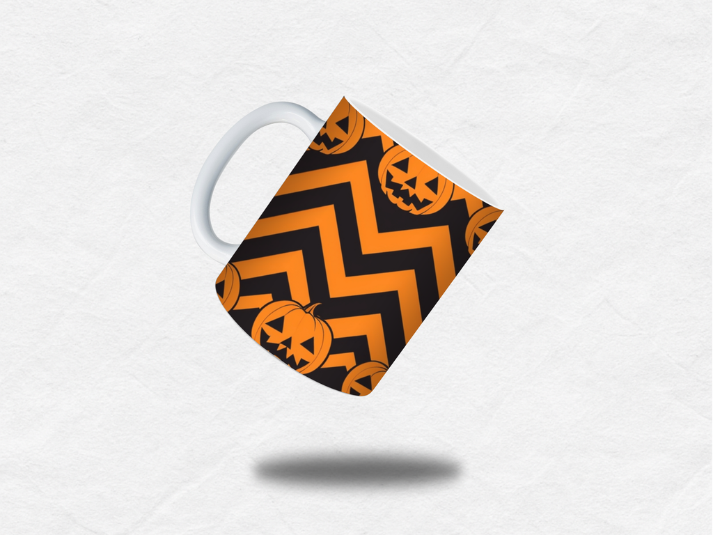 Mug Halloween – Zigzag Citrouilles
