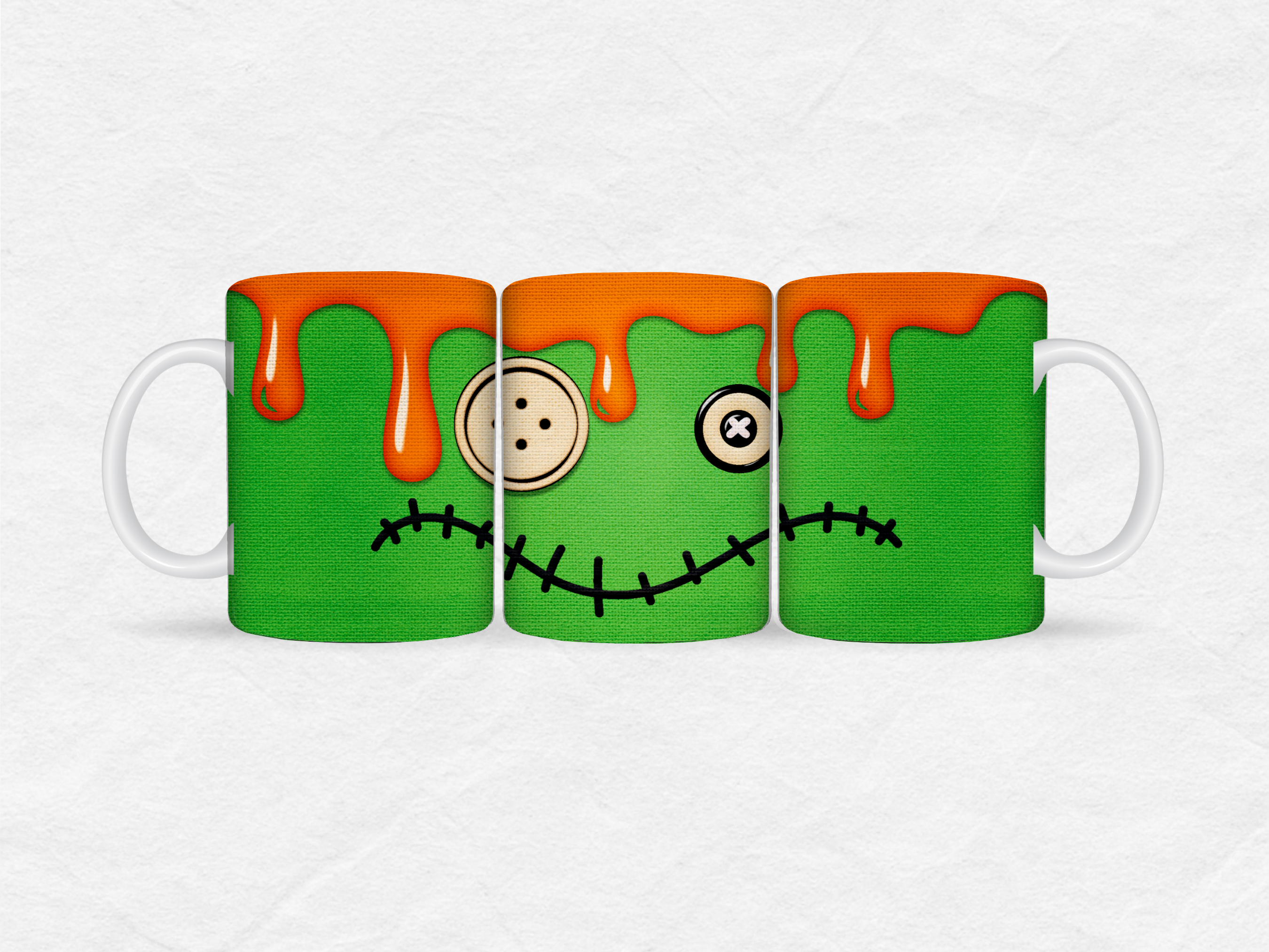 Mug Halloween – Monstre Vert