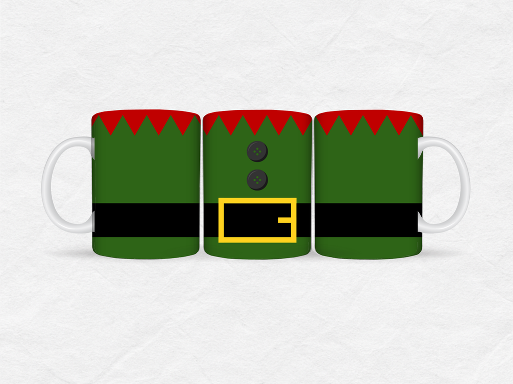 Mug Noël – Design costume lutin festif