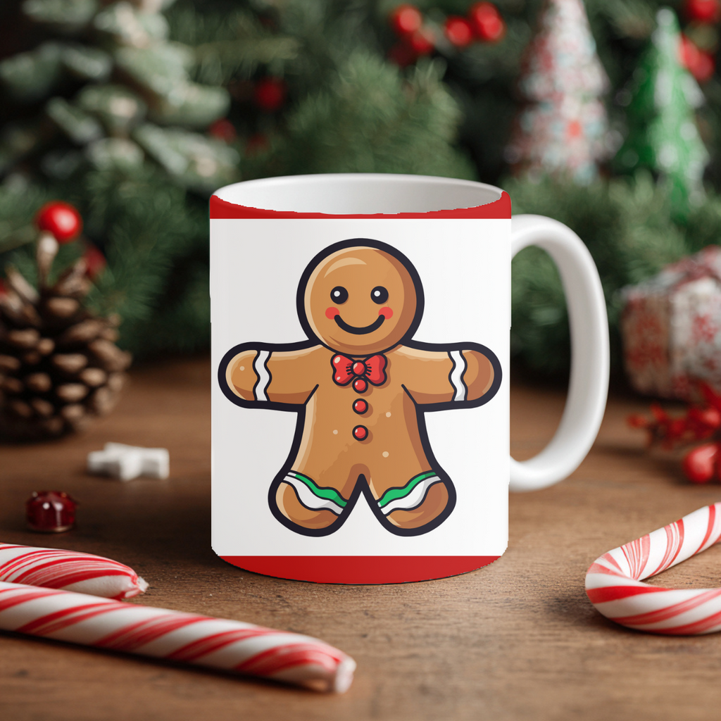 Mug Noël – Biscuit pain d’épices joyeux