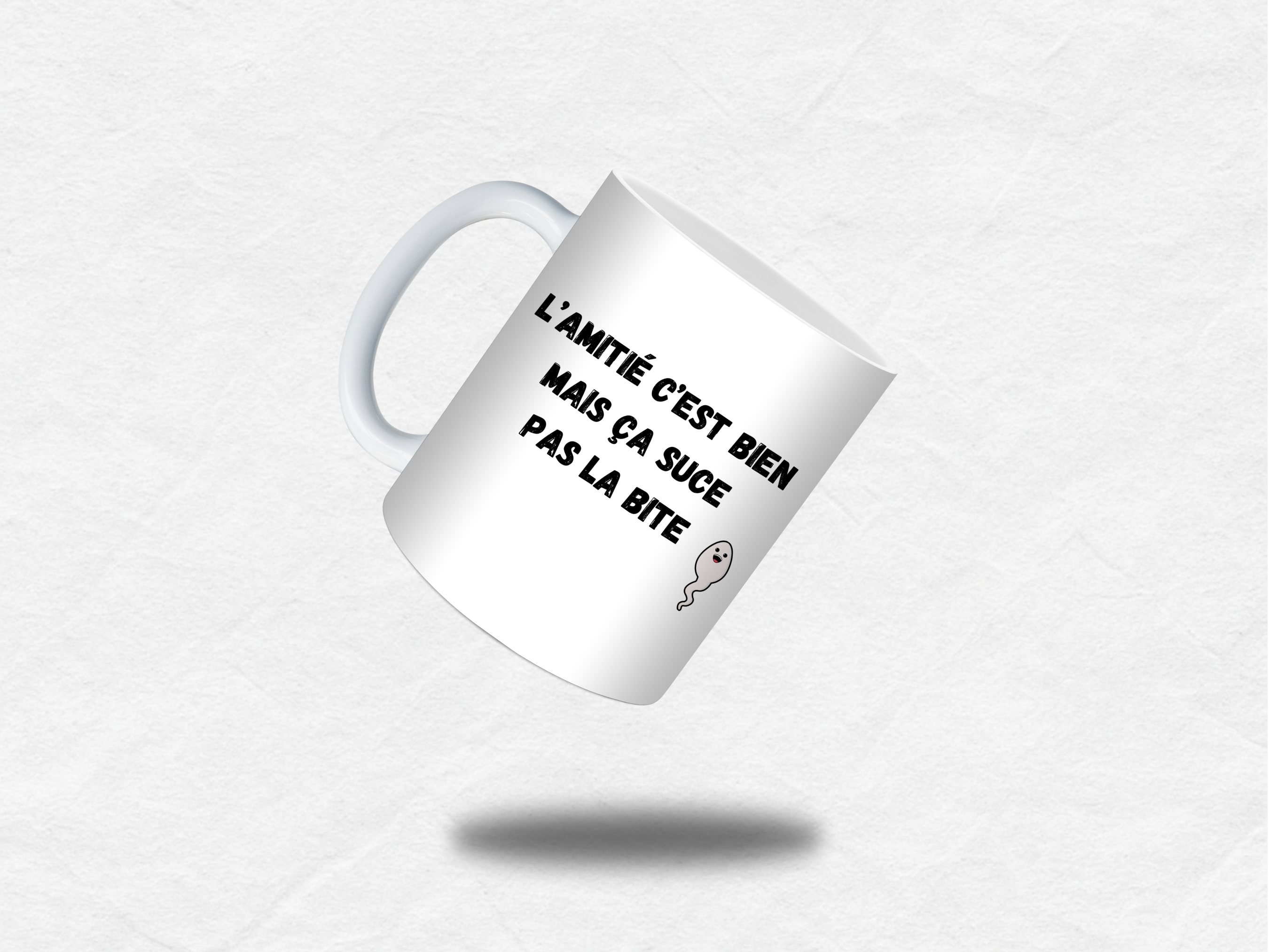 Mug humour 18+ – Citation amitié décalée