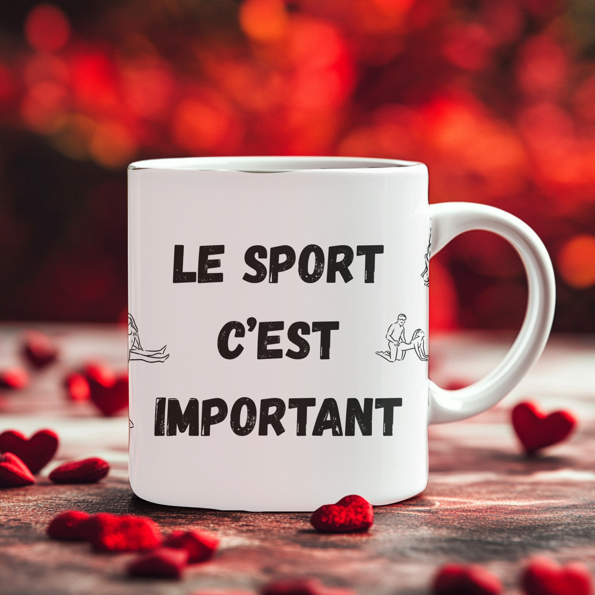 Mug humour 18+ – “Le sport c’est important”